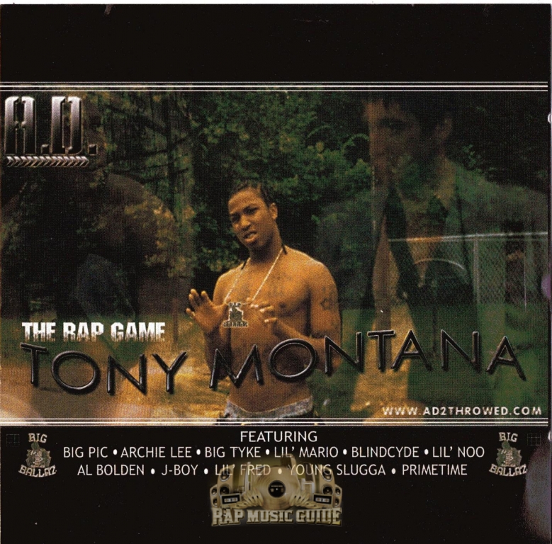 Tony Montana - The Rap Game: CD | Rap Music Guide